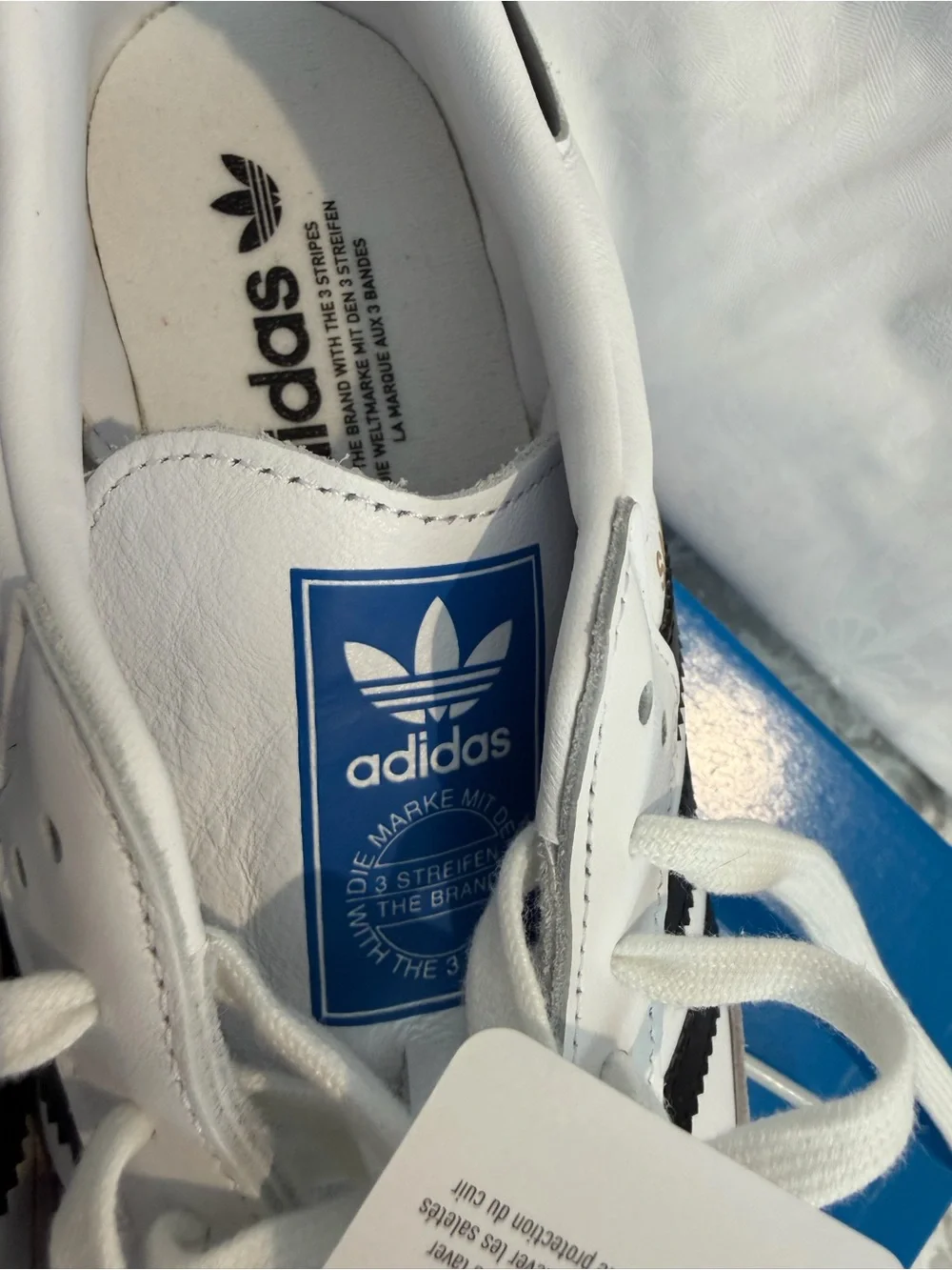 adidas Samba OG Men's Sneakers in White, Black & Gray